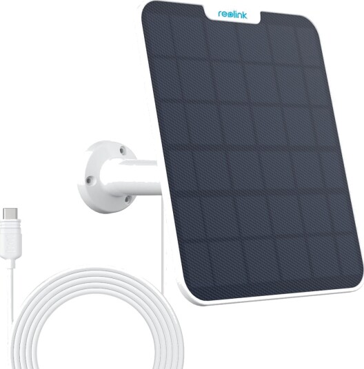 Reolink Solar Panel 2 til overvåkningskamera 6W - Hvit Reolink Solar Panel 2 til overvåkningskamera 6W - Hvit