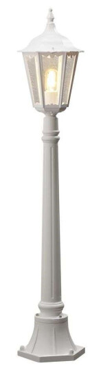 Konstsmide Firenze Hage Lampe Inkl Stolpe Hvit