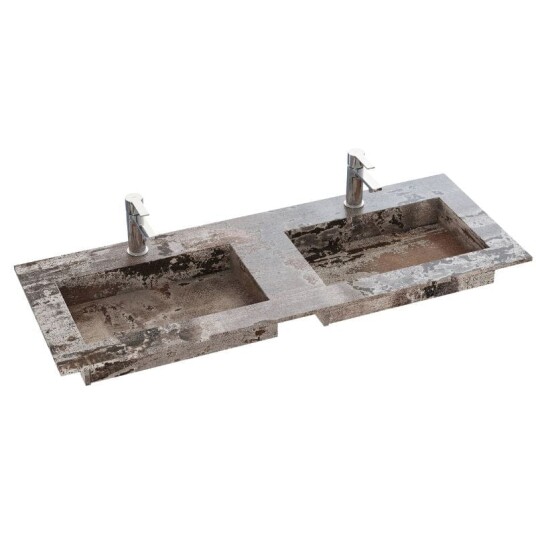 Dansani Inzo Angular Dekton Trilium 160cm Dobbel