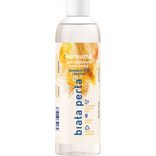 Munnvann BIALA PERLA White Pearl Q10 & Gurkemeie 250 ml