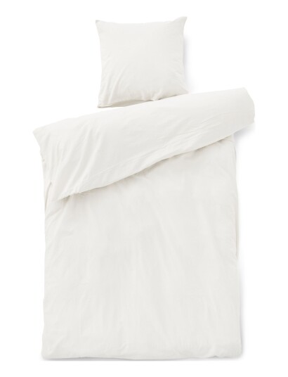 compliments Stone Bed Linen 140X200/50X70 Cm - White - 140X200;50X70CM