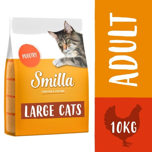 Smilla Tørrfôr Adult Large Cats Fjærkre 2 X 10 kg