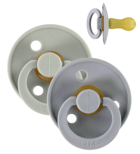 Bibs 2 Pack Latex Smokker Sage/cloud