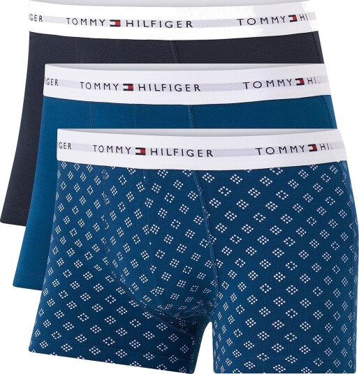 Tommy Hilfiger - Boksershorts Signature Cotton Essentials 3-pakning - Flerfarget