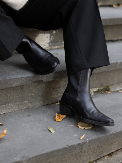Roberto Rosso Mira Leather Boot Sort 38