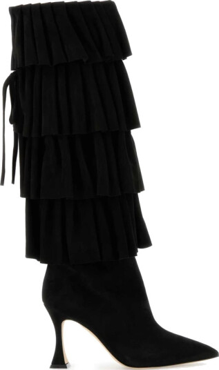 Manolo Blahnik Dame Sko Svart 39 EU,