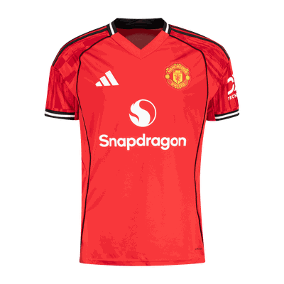 Adidas Manchester United Home Jersey 2025/26, fotballdrakt, herre Red 2XL