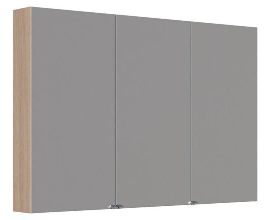 Dansani Inzo Style Speilskap 3 Dører Lys eik / 120cm Dansani Inzo Style Speilskap 3 Dører Lys eik / 120cm