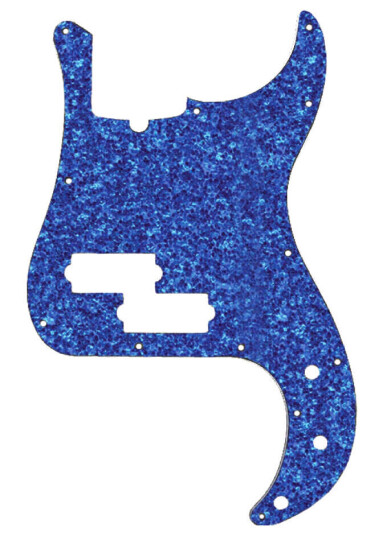 D'Andrea P-Bass Pickguard Blå Sparkle