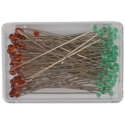 Clover Button Needles Quilting Needles Glass Head 050x48mm 100 stk
