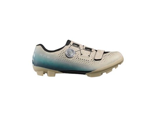 Shimano RX600 gravel sykkelsko beige/blå Shimano RX600 gravel sykkelsko beige/blå