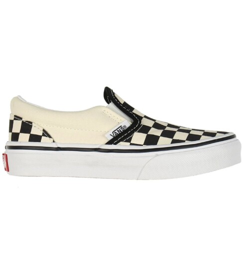 Vans Sko   Classic Slip On   Sjakkbrett   Vans   31,5   Sko Hvit Svart