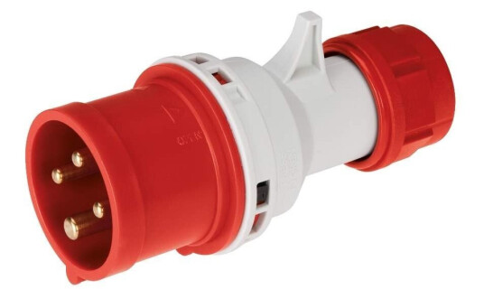 EC Støpsel 400V 32A 3P+J IP44 EC69076 EC Støpsel 400V 32A 3P+J IP44 EC69076