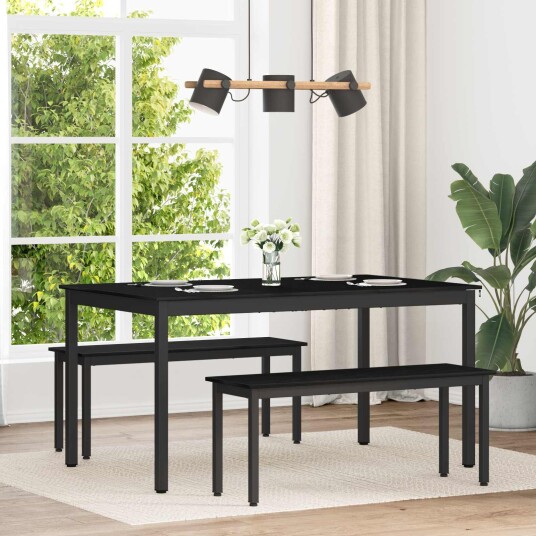 vidaXL Spisebord 150 x 78 x 75 cm METALL