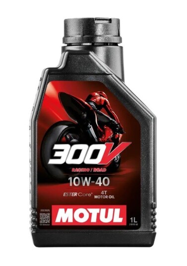 Motorsykkel motorolje MOTUL 300V Road Racing 10W40 1L Motorsykkel motorolje MOTUL 300V Road Racing 10W40 1L