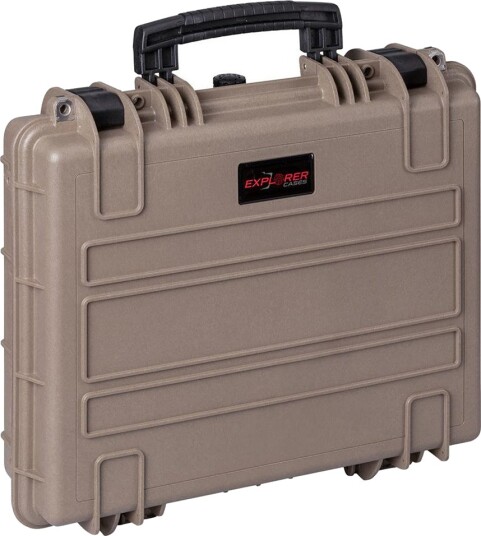 EXPLORER 4412 Flightcase med skuminnlegg - 450x350x130mm - Sand/Beige EXPLORER 4412 Flightcase med skuminnlegg - 450x350x130mm - Sand/Beige