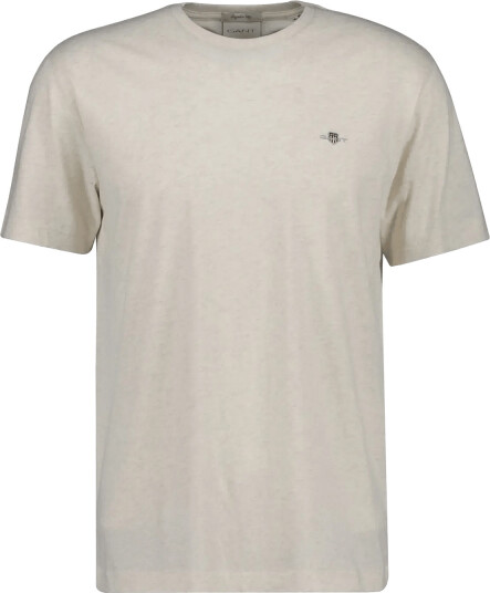 Gant Shield T Shirt Cream M Gant Shield T Shirt Cream M