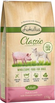 Lukullus Tørrfôr Classic Svin & Sparepakke Ny Oppskrift Lam 5 X 1 kg