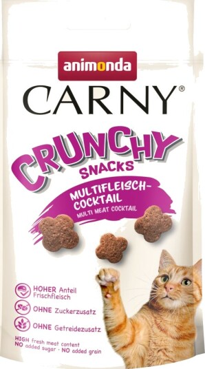 Animonda Carny Adult Crunchy Sparepakke Multi Kjøttcocktail 10 X 50 G