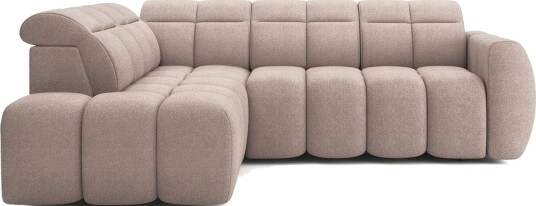 Hjørnesofa Eltap Flconn 258x208x107 cm Xillar 20 Brun Venstre
