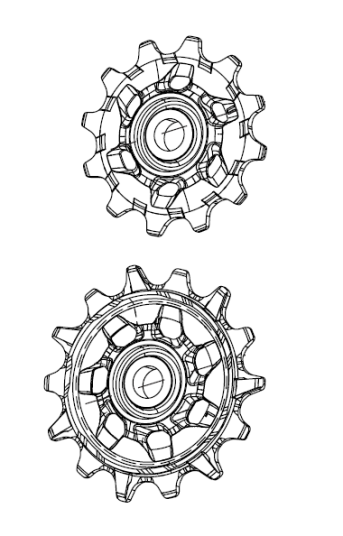 Sram Nx Eagle, Standard, 12-Delt, Trinsehjul Sram Nx Eagle, Standard, 12-Delt, Trinsehjul