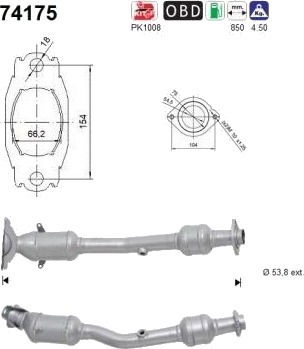 Katalysator AS 74175