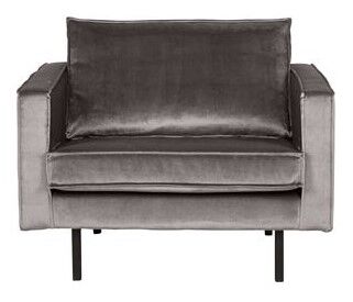 BePureHome Rodeo Lenestol velur - Taupe   Unoliving