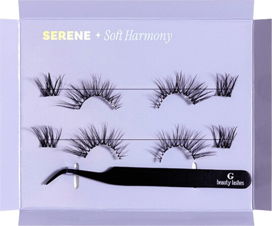 Press & Go Half & Corner Underlashes Serene Black & Brown