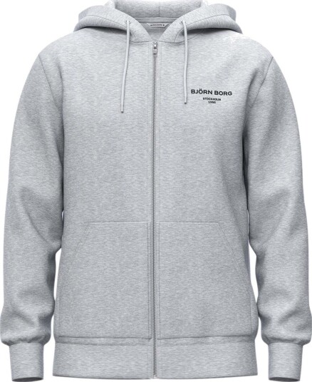 Björn Borg Borg Essential 1 Zip Hoodie Grey M Björn Borg Borg Essential 1 Zip Hoodie Grey M