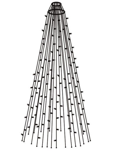Sirius Top-Line flaggstangslyslenke | 480 varmhvite lys | 6m.