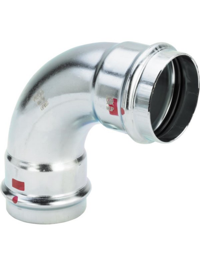Viega Prestabo 90° Bend 42mm Stål Fittings for Vann System