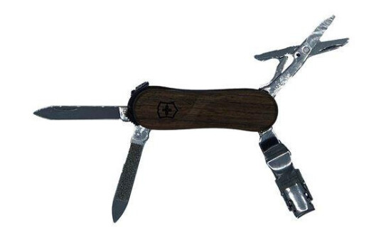 Victorinox - Nail clip wood 6 funksjoner brun