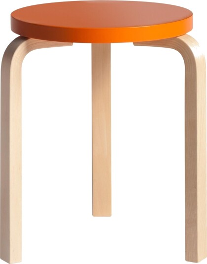 Artek 60 Krakk Bjørk/ Oransje