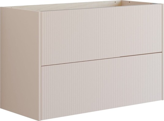 Dansani Inzo Classic Skap 2 Skuff B60 120xh64xd44cm Sand Matt / 100cm Stripet