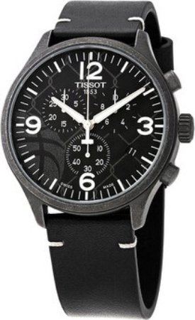Tissot Herreklokke T116.617.36.067.00 T Sport Sort/Lær Ø45 mm