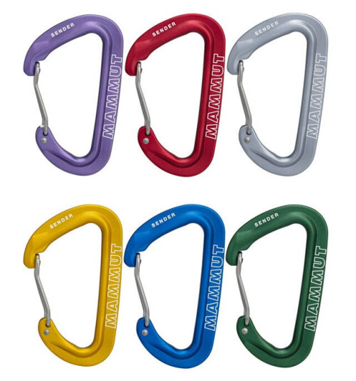 Mammut Sender Wire Rackpack karabiner - 6pack Mammut Sender Wire Rackpack karabiner - 6pack