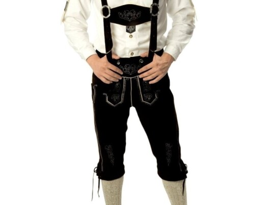 Boland Traciks Ægte Lederhosen, Sorte 4502439000856