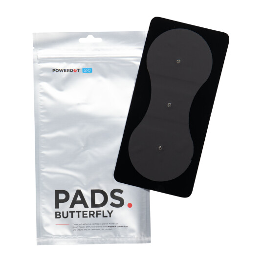 PowerDot Magnetic Pad Black Butterfly 2.0, elektropute STD BLACK