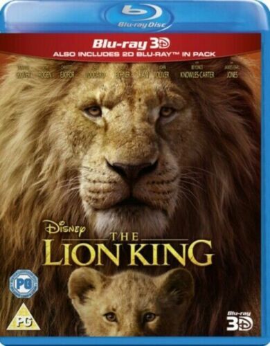 The Lion King Blu-ray 2019 Jon Favreau cert PG 2 discs Brand New