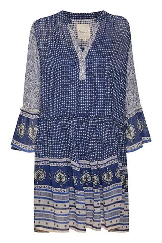 Part Two SophiaePW Dress Blue Border Print 34 Part Two SophiaePW Dress Blue Border Print 34