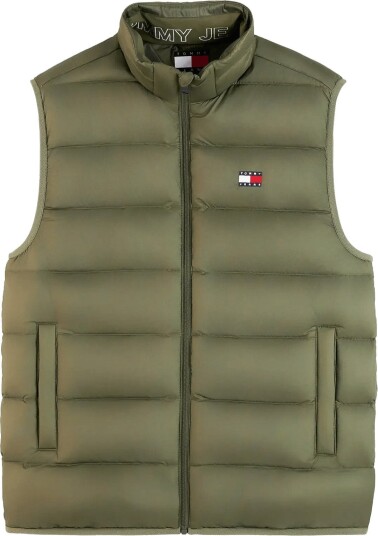Tommy Jeans Tjm Light Down Packable Vest Khaki green XL
