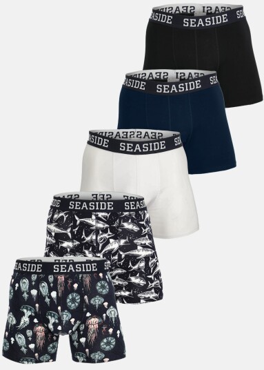 Seaside Classic Boxer Shorts 5  pack