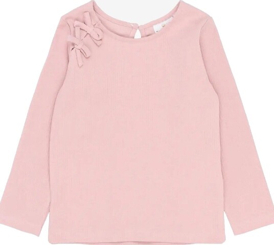 THE NEW SIBLINGS Tnstsigne L_S Rib Tee - SILVER PINK - 80