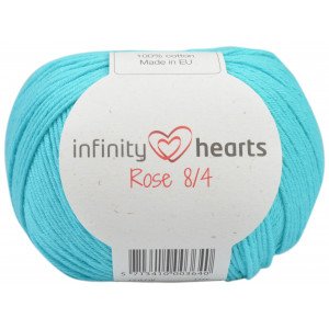 Infinity Hearts Rose 8/4 Garn Unicolor 130 Lys Turkis