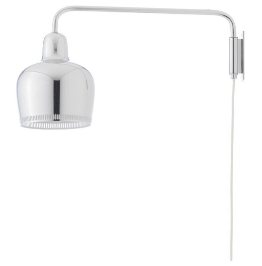 Artek - A330S Golden Bell Vegglampe Chrome/White