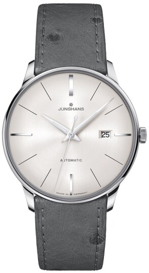 Junghans Herreklokke 27/4416.02 Meister Grå/Lær Ø40.4 mm