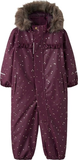Name It Vinterdress NmfSnow10 Fig Name It 8 år (128) Vinterdress Bordeaux Lilla