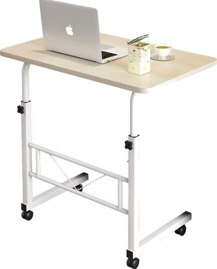 Laptopbord med hjul – høydejusterbart databord arbeidsbord sidebord Laptopbord med hjul – høydejusterbart databord arbeidsbord sidebord