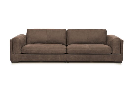 Selected Exclusive Feather 3 seter sofa Africa tabac Brun