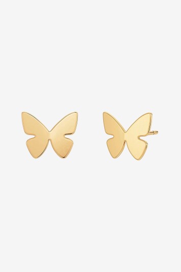 Edblad   Øredobber Papillon Studs Gold   Gull